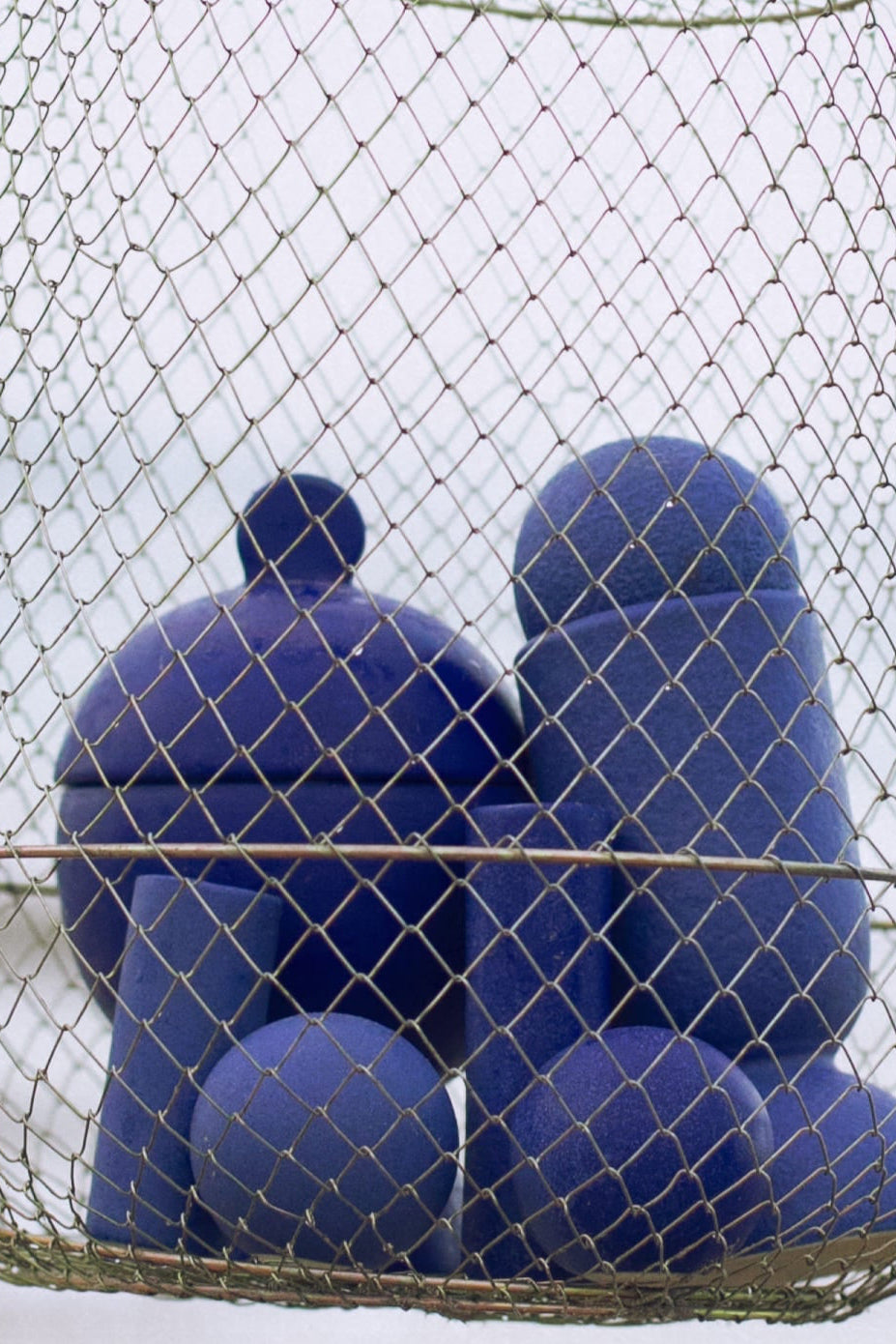 Halo Scented Ceramic Candle Indigo