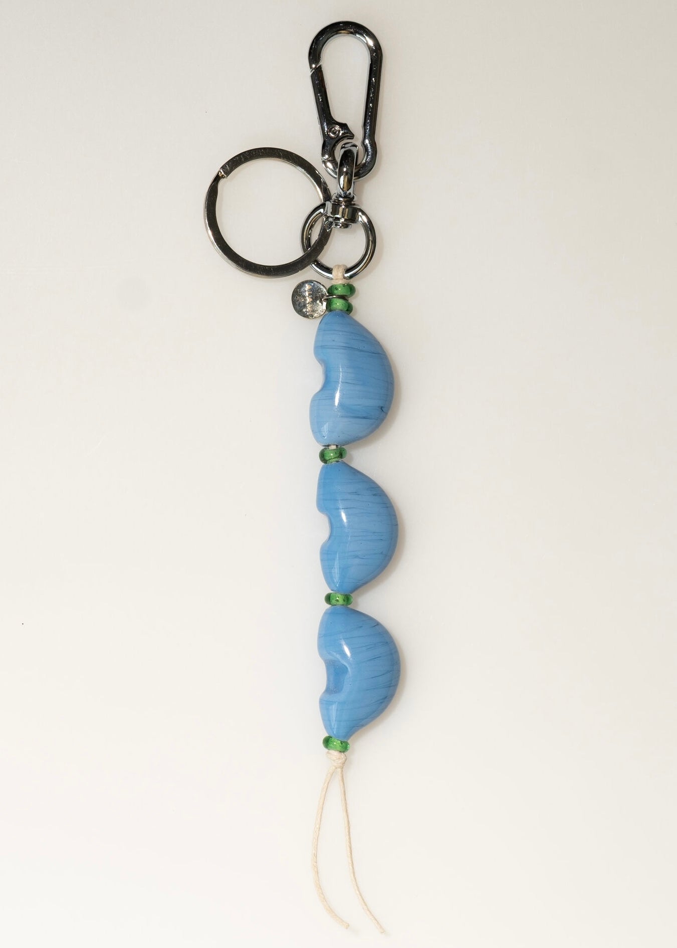 Peas Glass Keychain