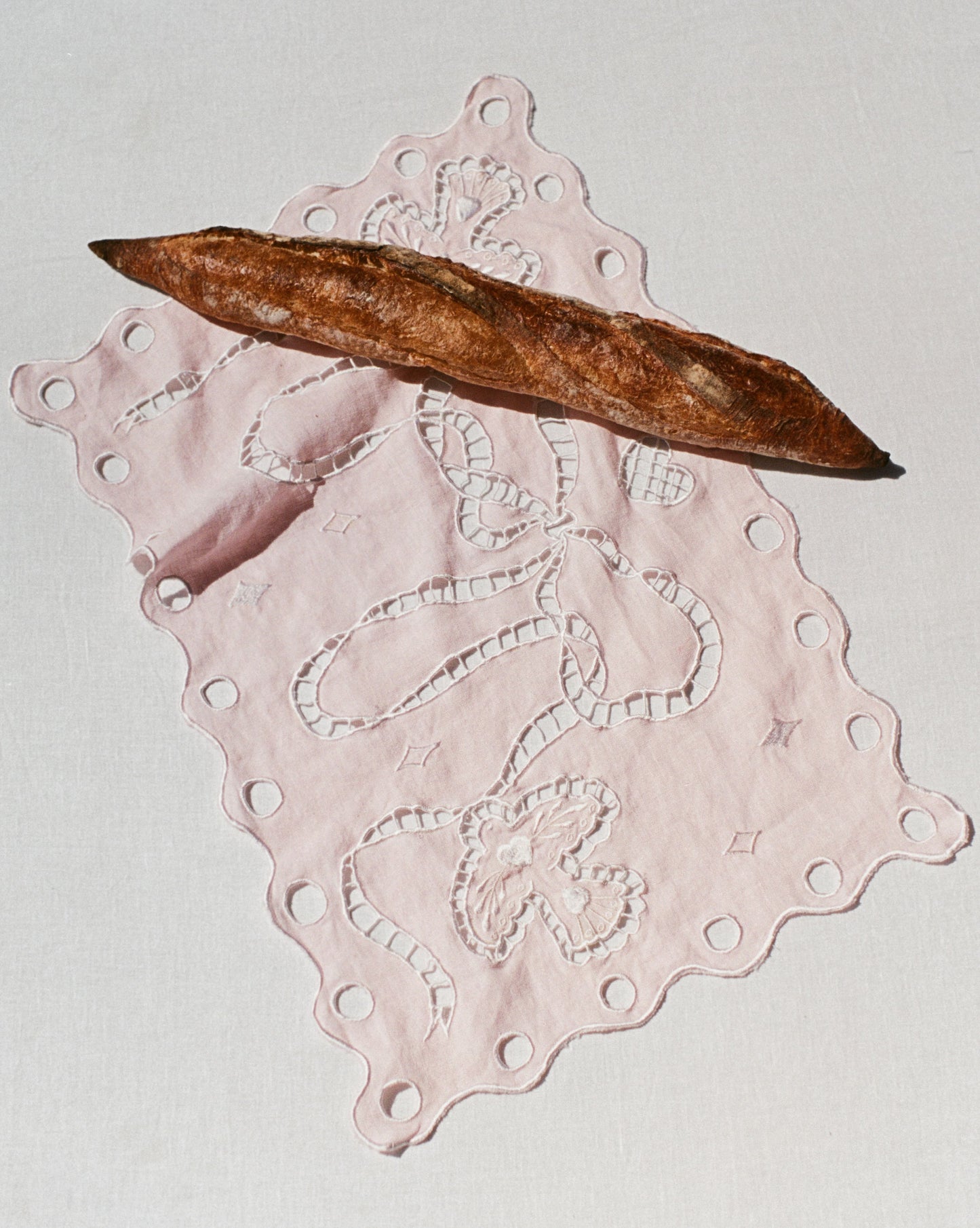 Love Birds Scalloped Napkin