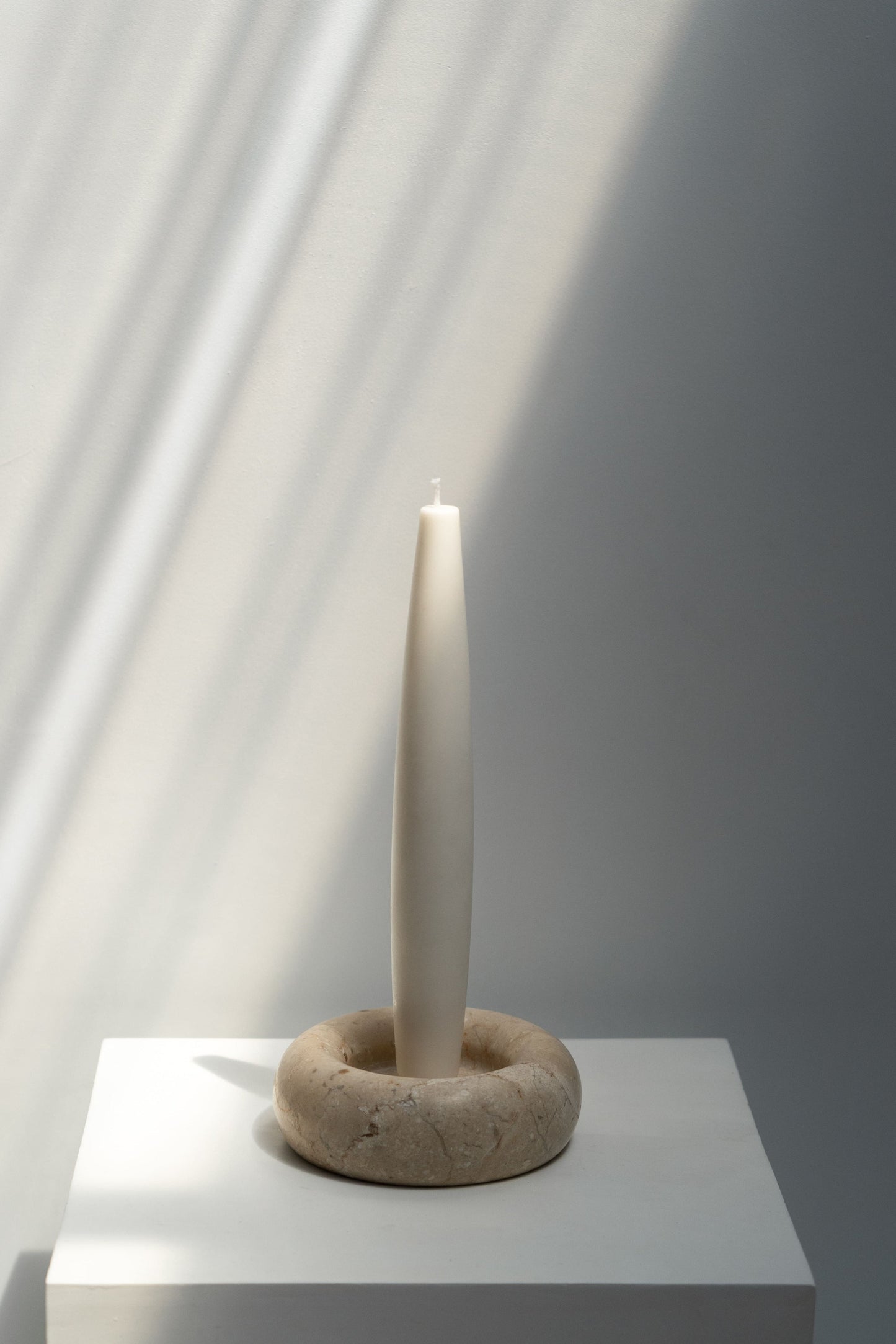 Moon Marble Candle Holder