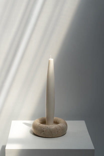 Moon Marble Candle Holder