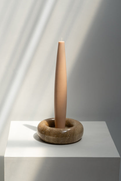 Moon Marble Candle Holder