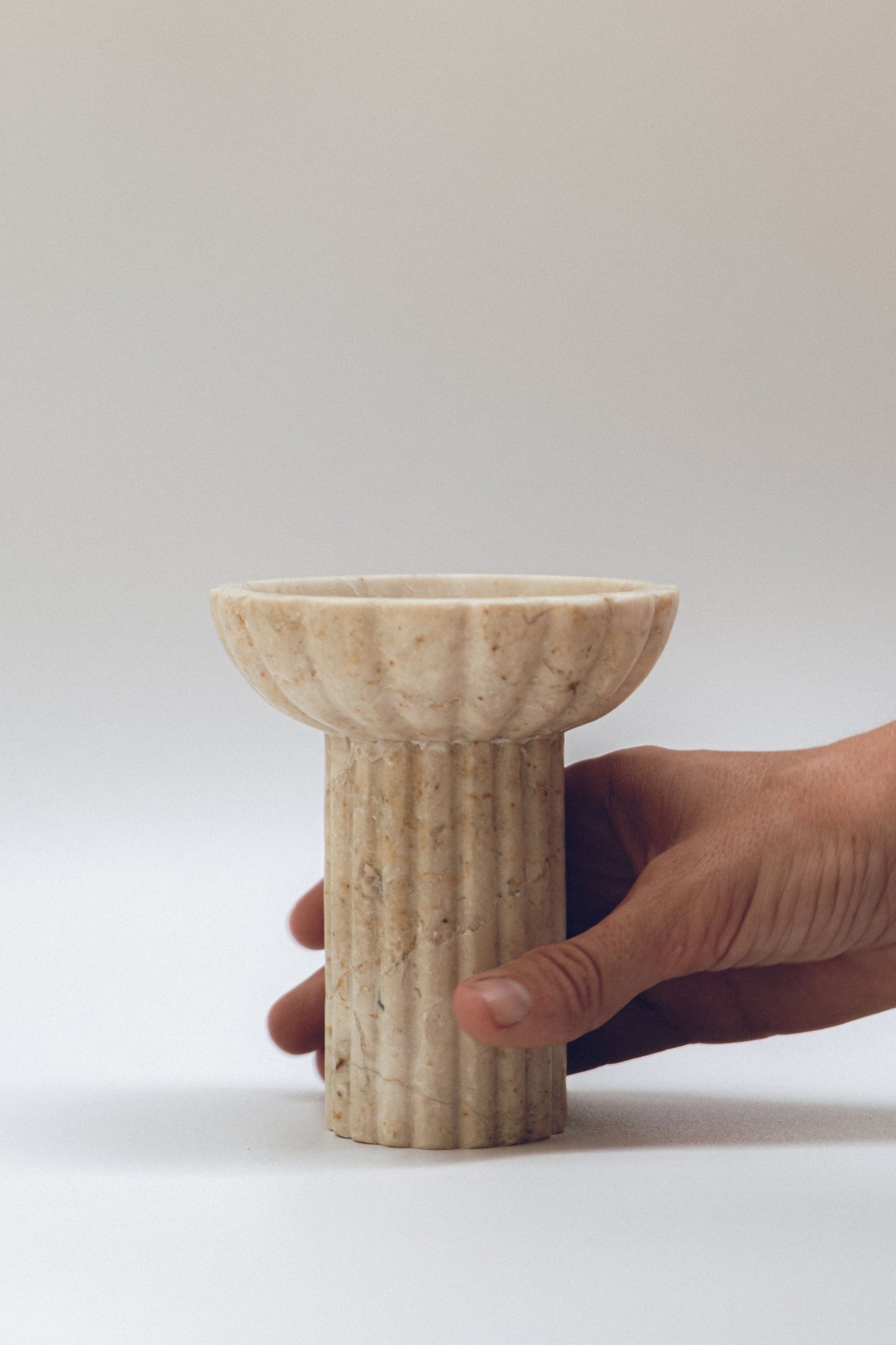 Muna Marble Candle Holder M