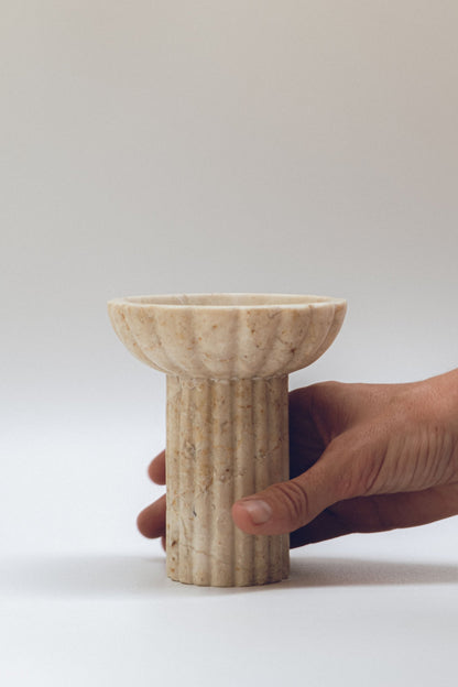 Muna Marble Candle Holder M
