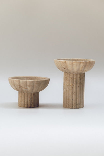 Muna Marble Candle Holder S