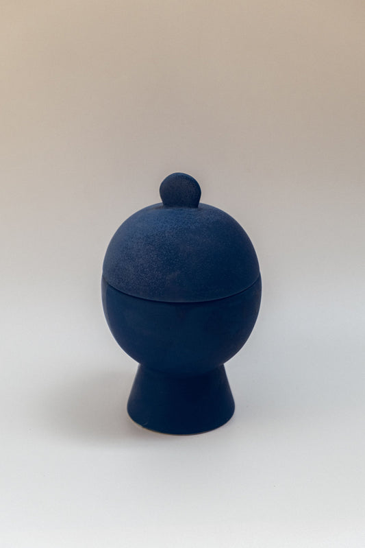 Halo Scented Ceramic Candle Indigo