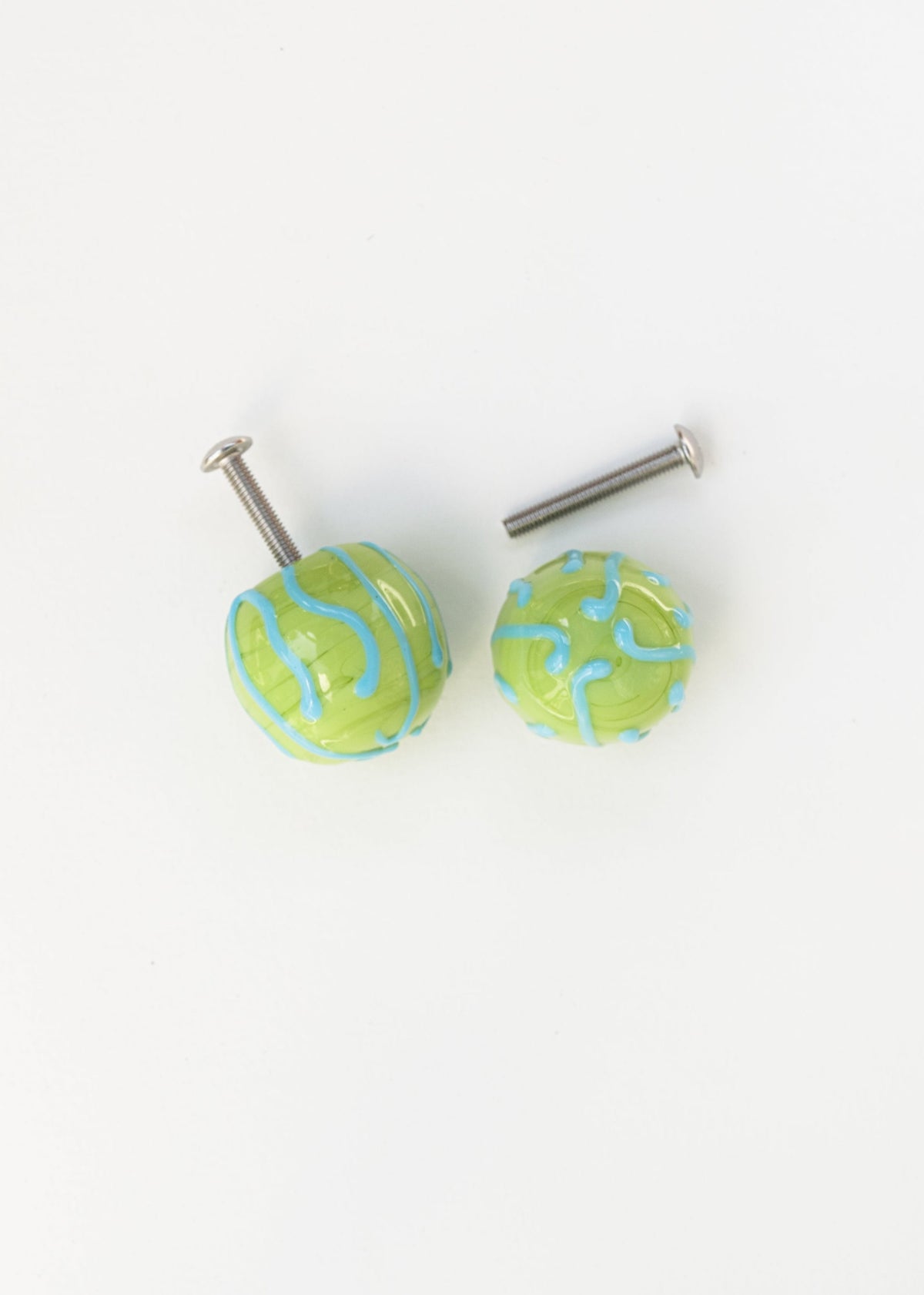 Striped Recycled Glass Knobs