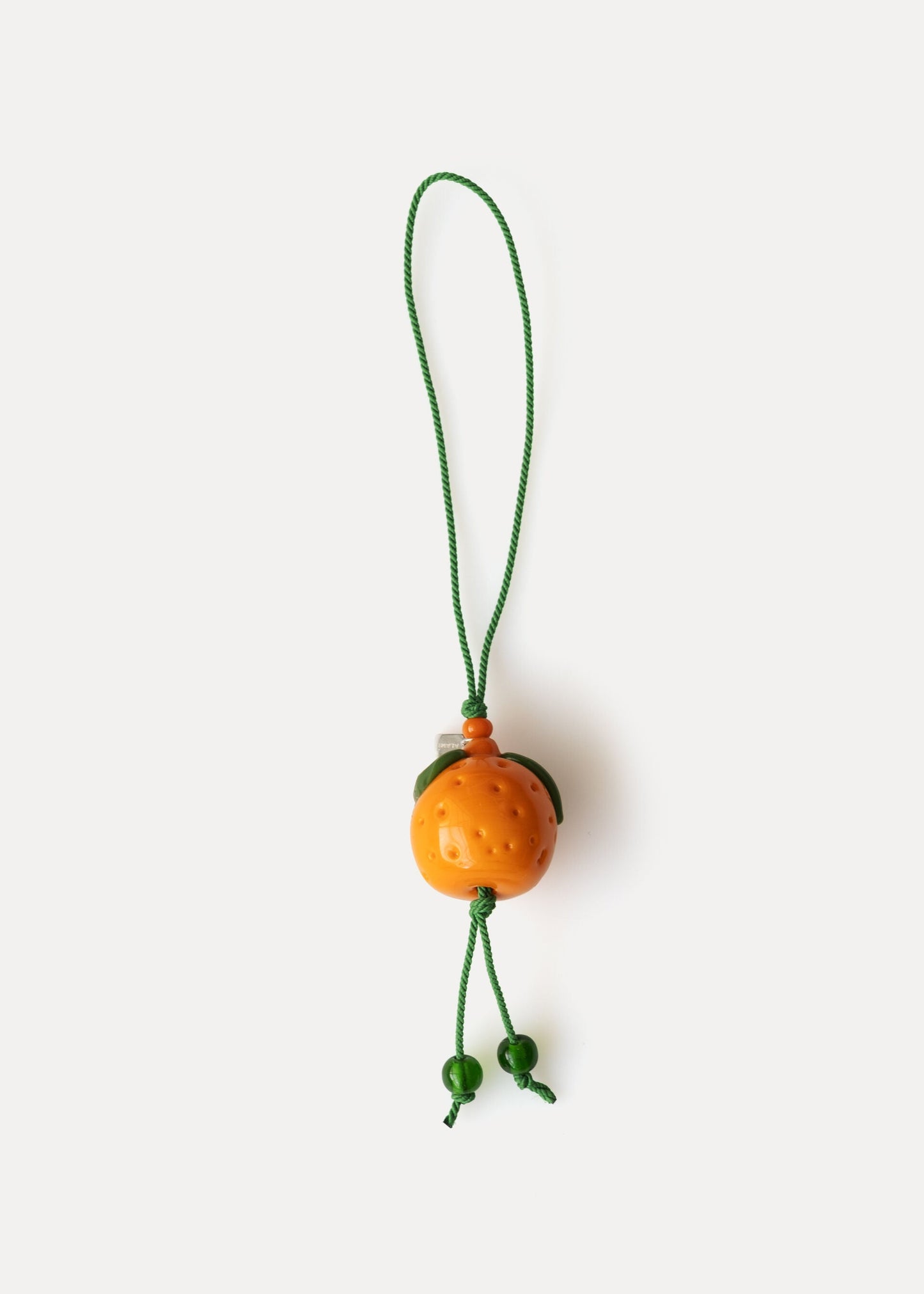 Glass Orange 02 Bag Charm