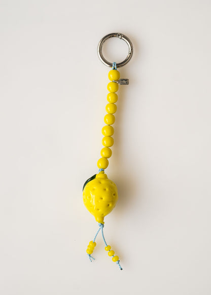 Glass Lemon 01 Keychain