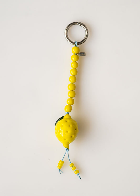 Glass Lemon 01 Keychain