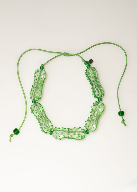 Pickles Glass Necklace