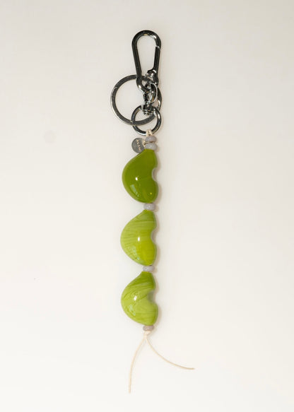 Peas Glass Keychain