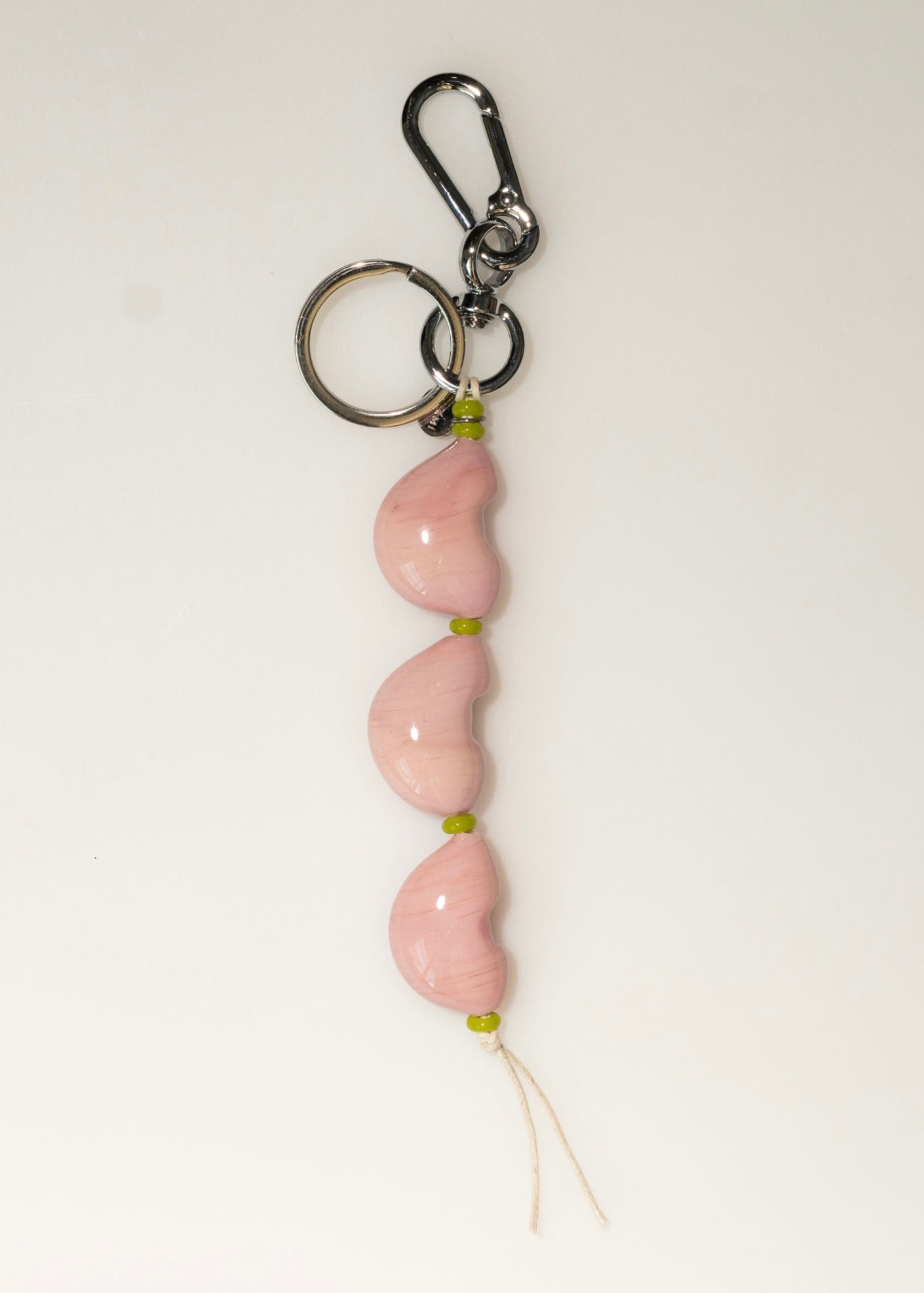 Peas Glass Keychain