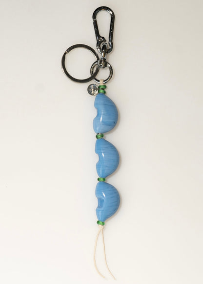 Peas Glass Keychain