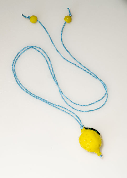Lemon Glass Pendant Necklace
