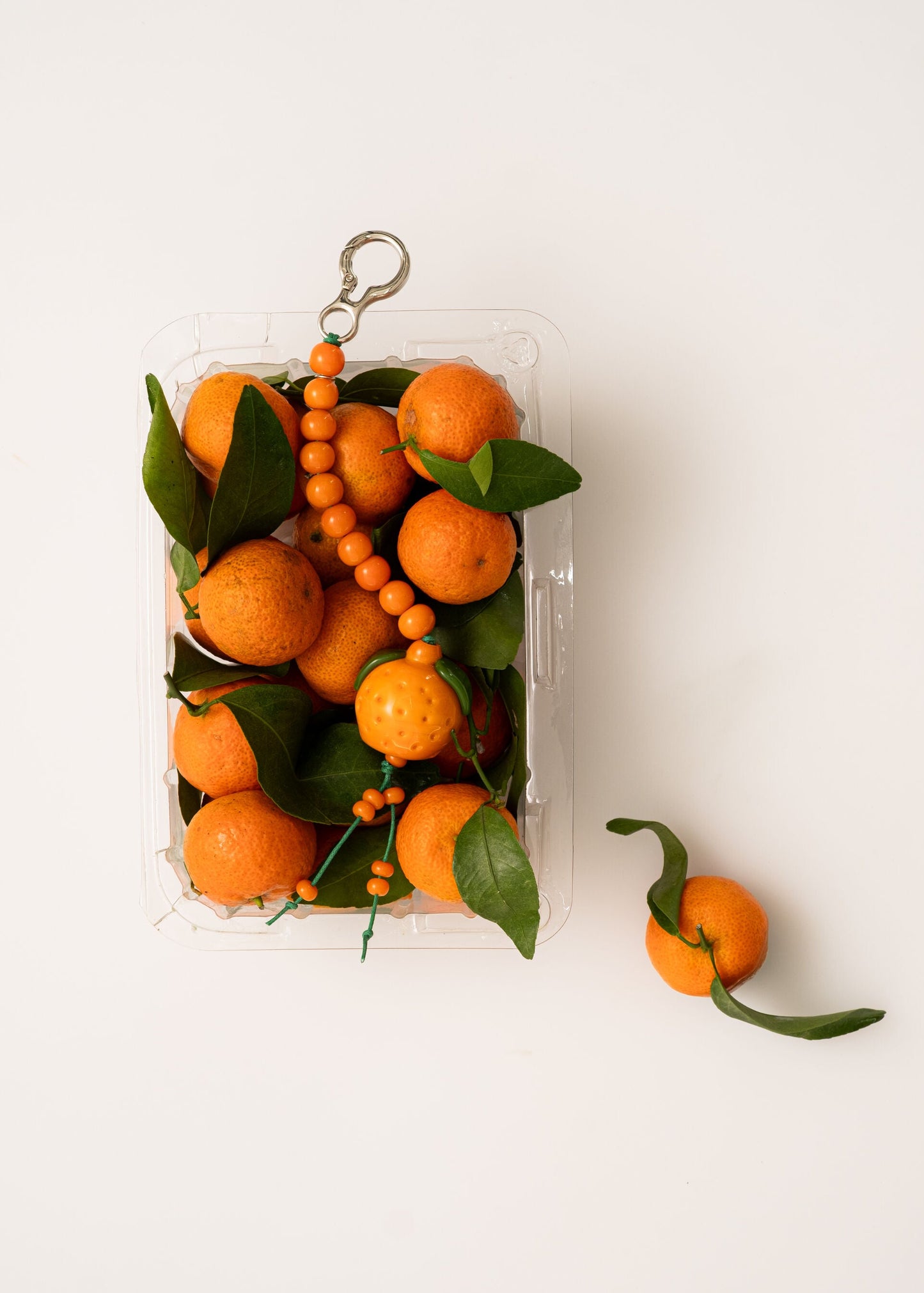 Glass Orange 01 Keychain
