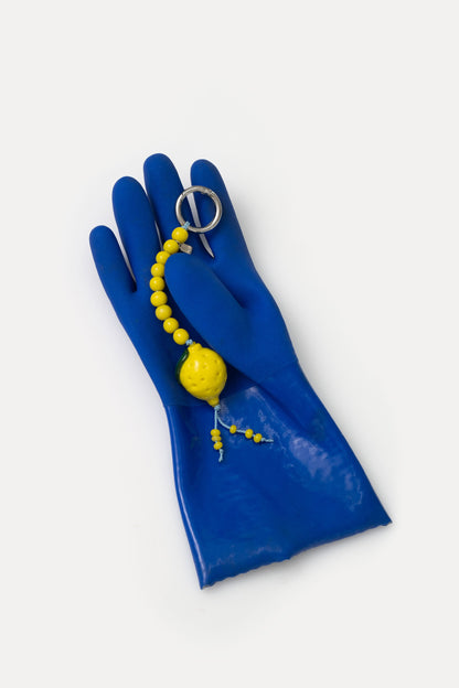 Glass Lemon 01 Keychain