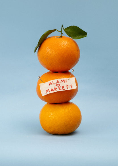 Glass Orange 02 Bag Charm
