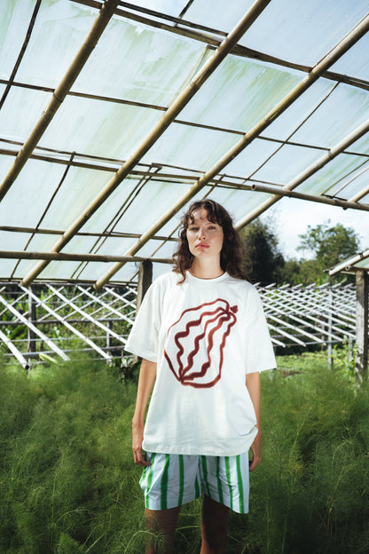 Striped Blue Green Shorts