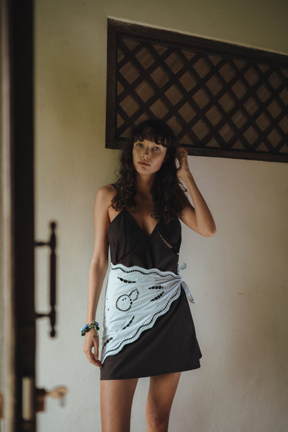 Garden Slip Dress Cacao