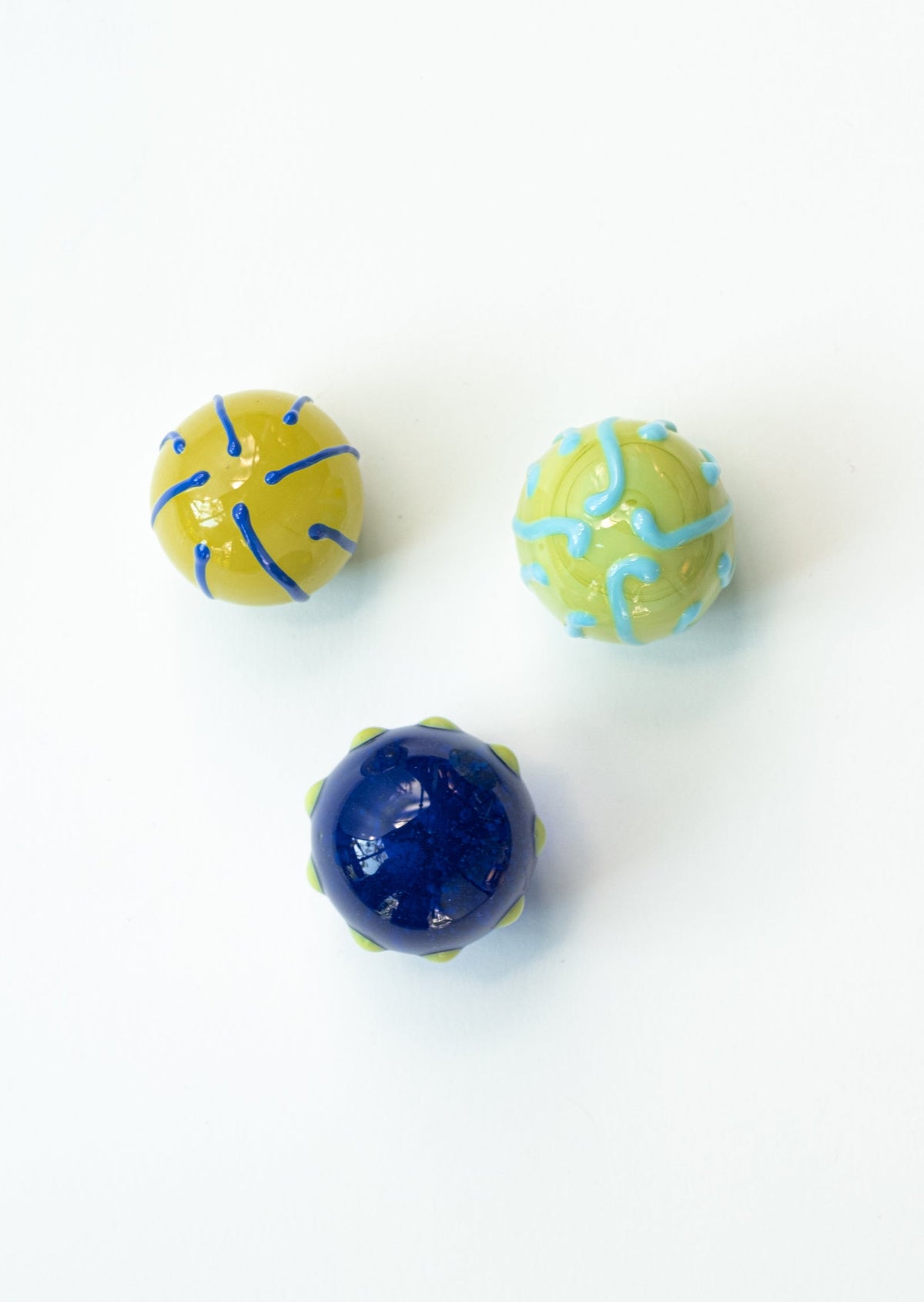 Striped Recycled Glass Knobs