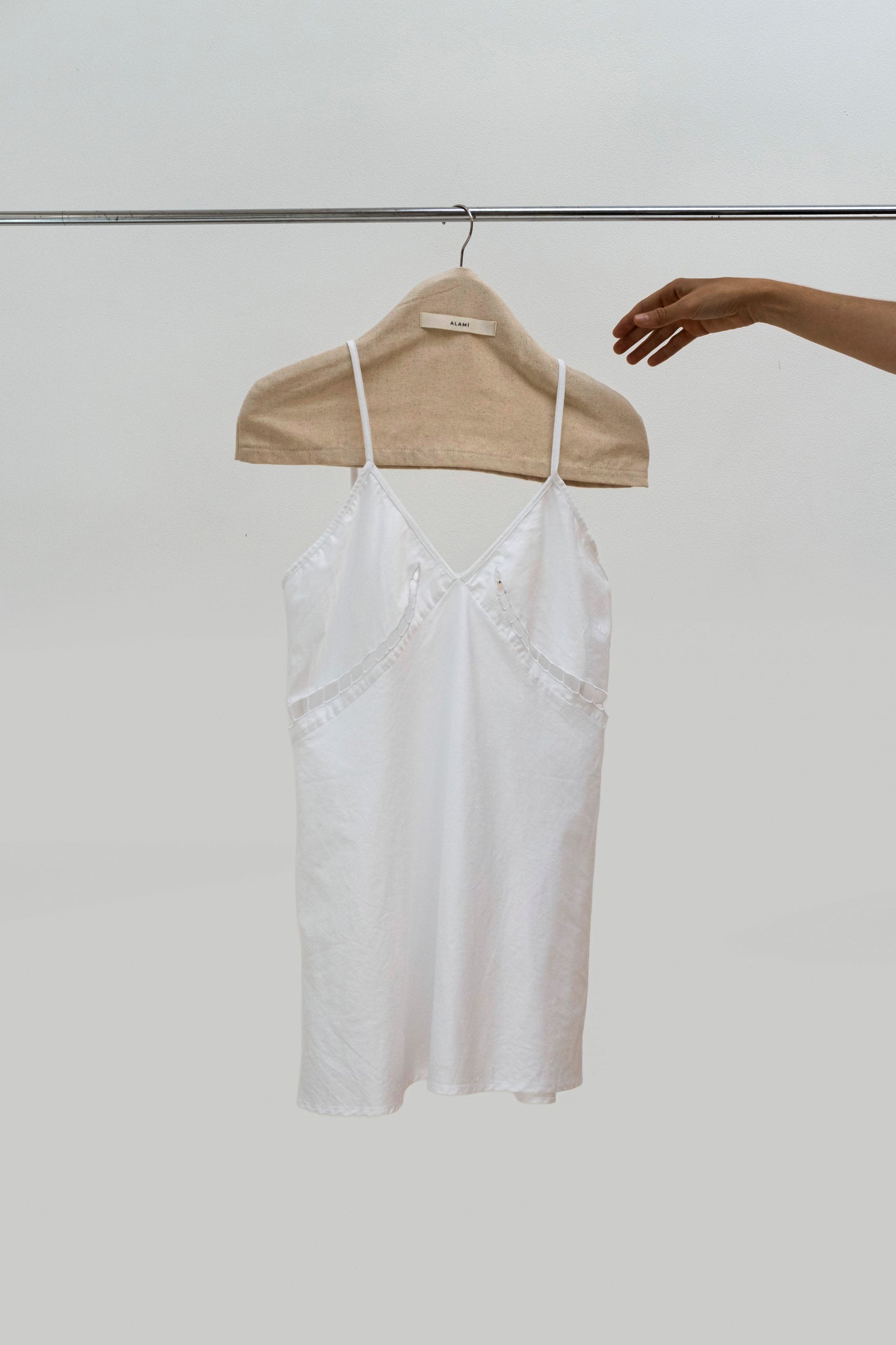 Garden Slip Dress White