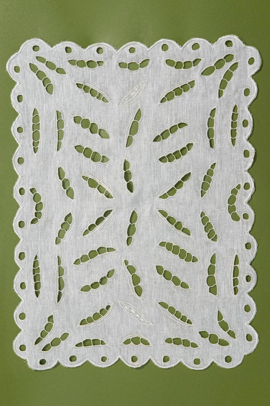 Pea Napkin White Linen