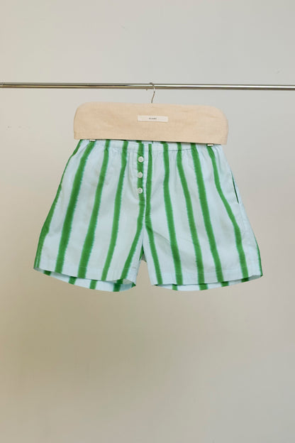 Striped Blue Green Shorts