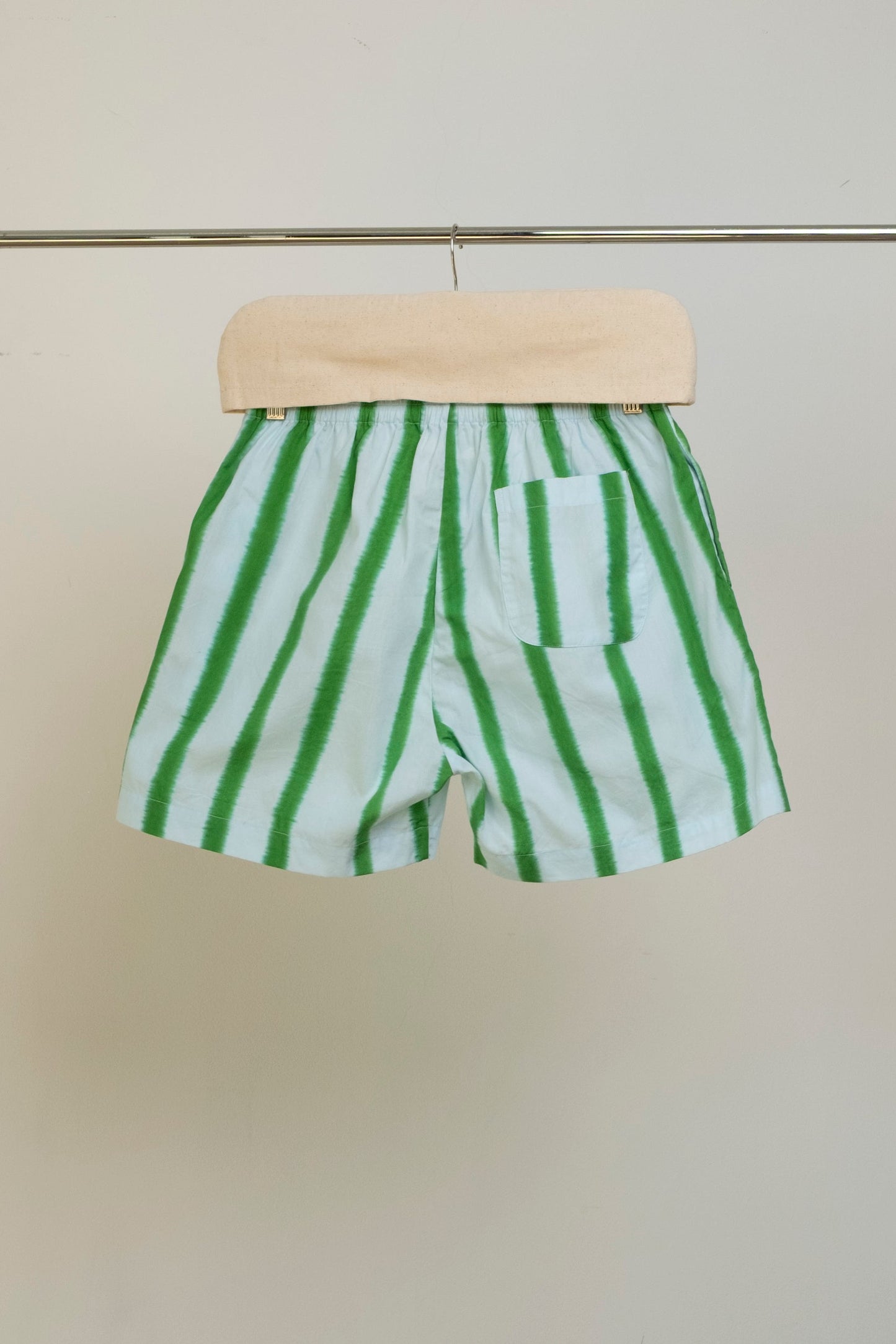 Striped Blue Green Shorts
