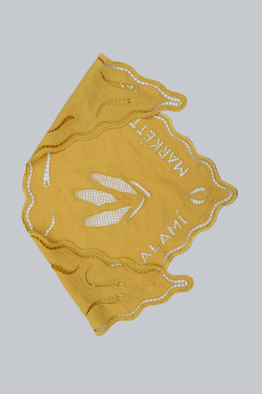 ALAMÍ x MARKÉTT Linen Scarf Mustard
