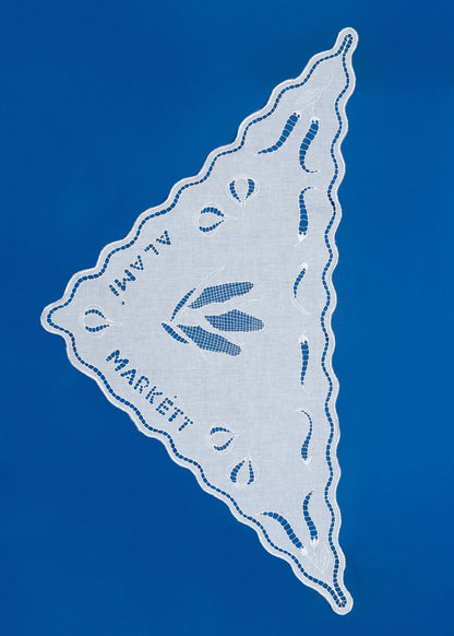 ALAMÍ x MARKÉTT Linen Scarf White