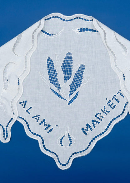 ALAMÍ x MARKÉTT Linen Scarf White