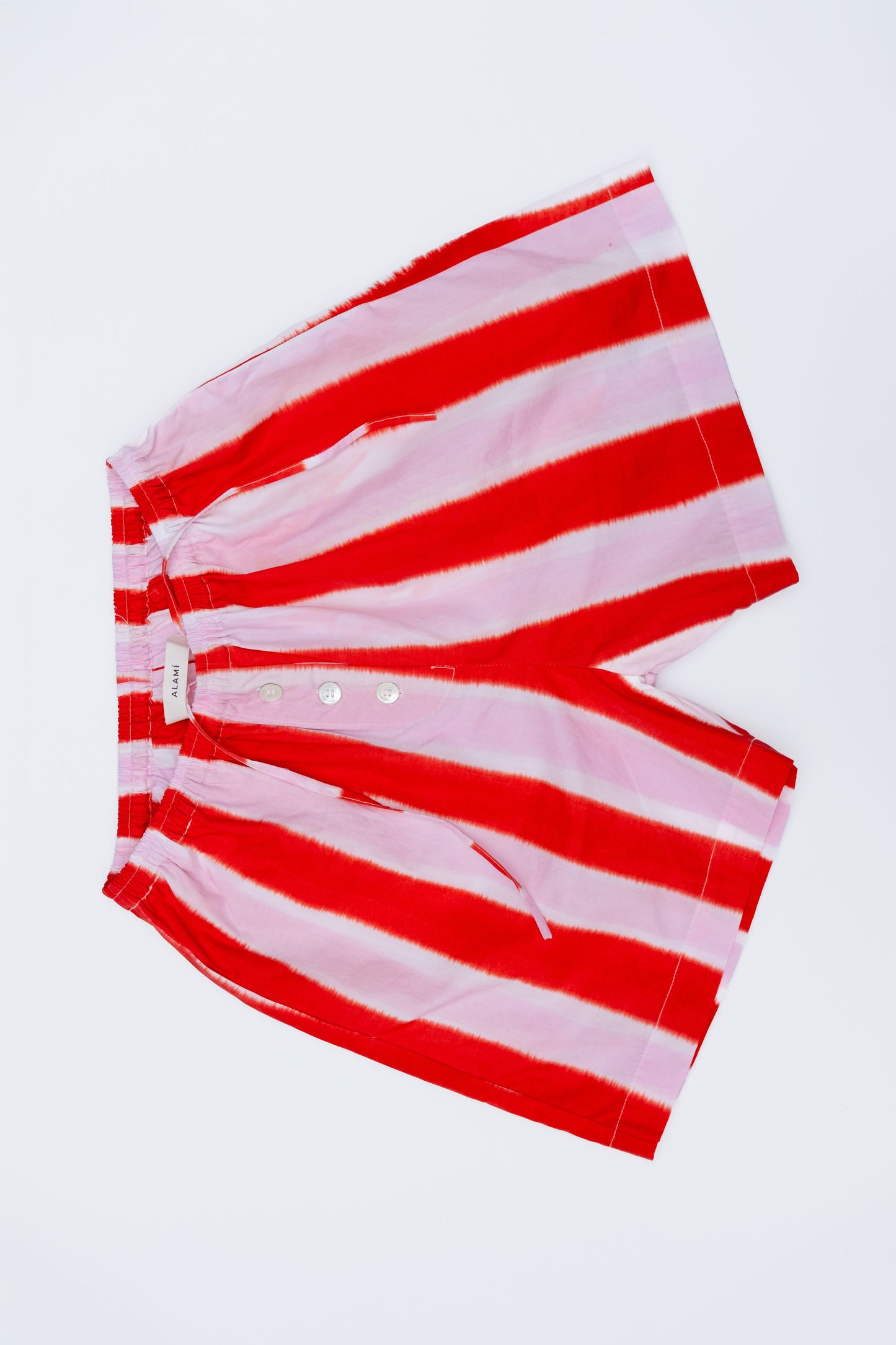 Striped Pink Red Shorts