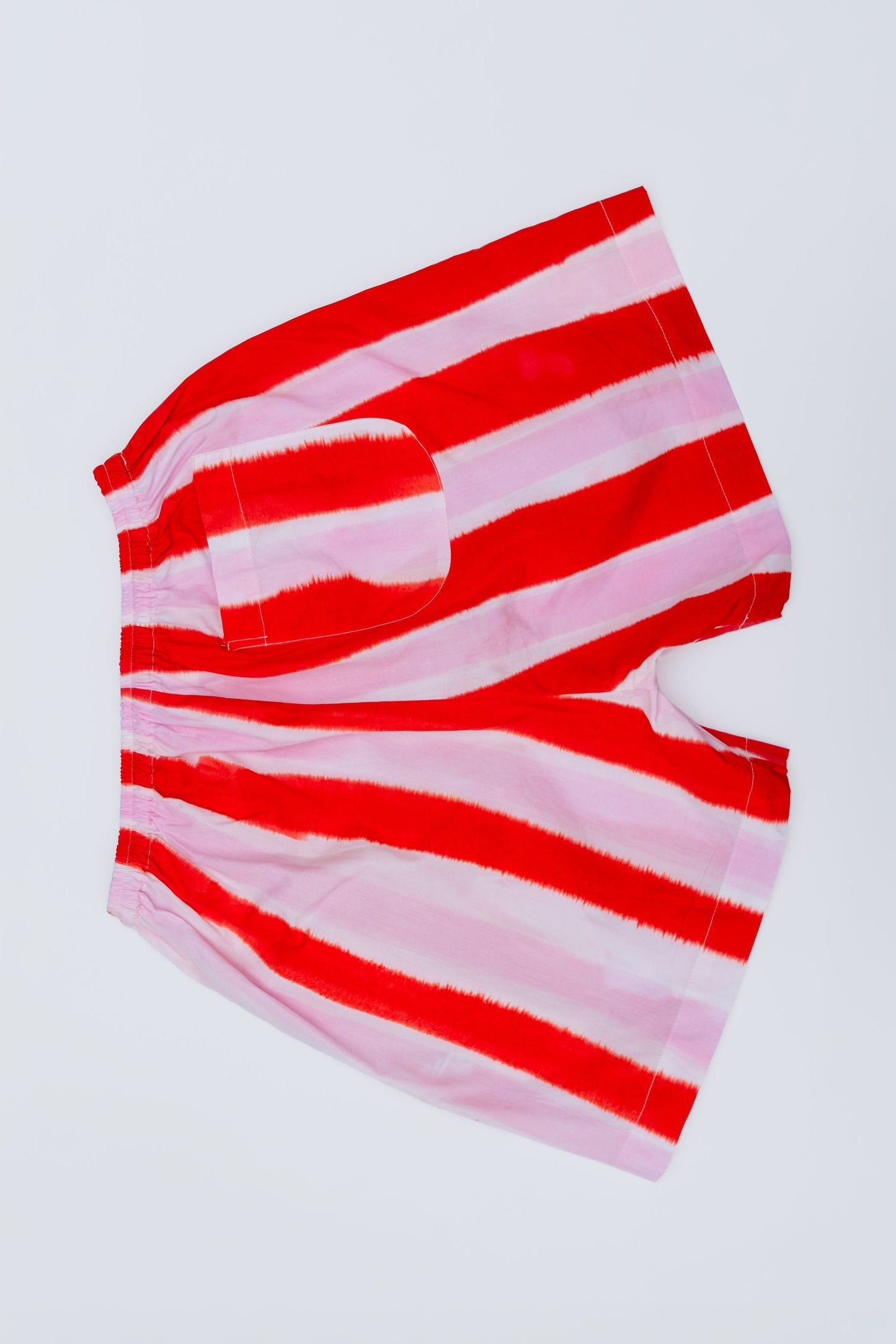 Striped Pink Red Shorts