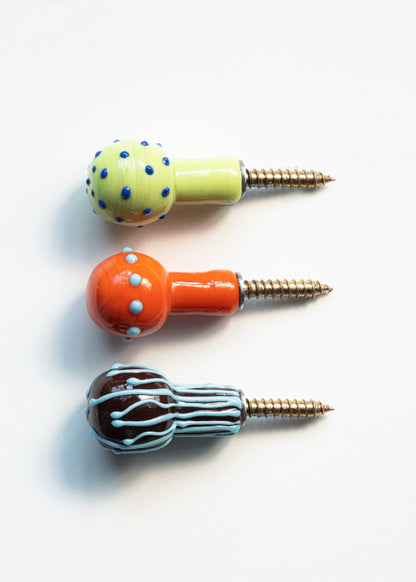 Confetti Recycled Glass Wall Hooks