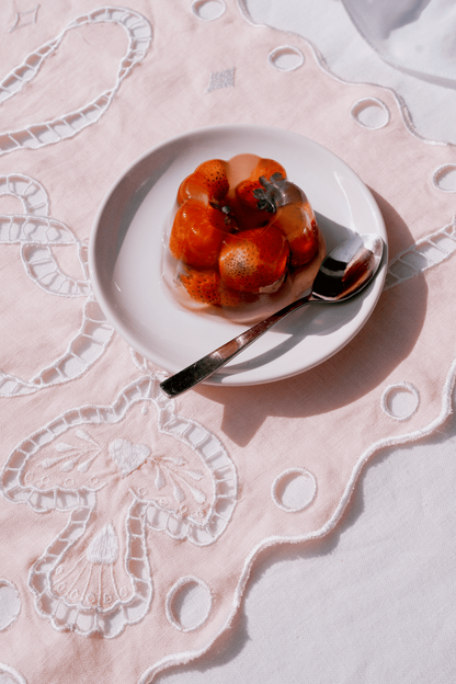 Love Birds Scalloped Napkin