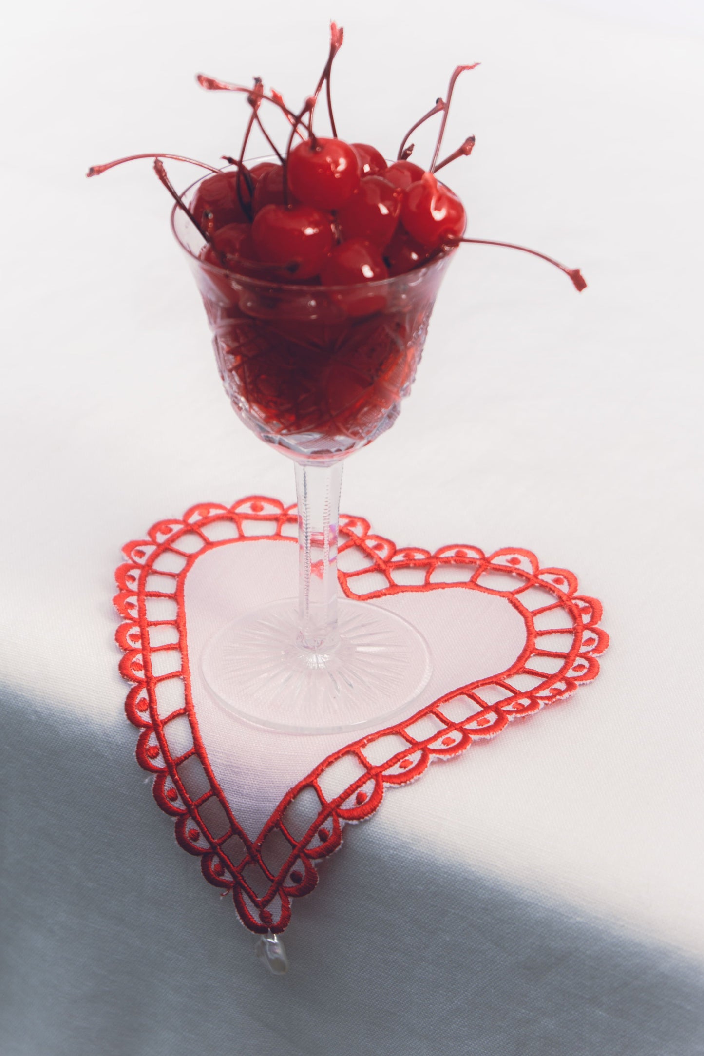 Heart Cocktail Napkins Set of 2